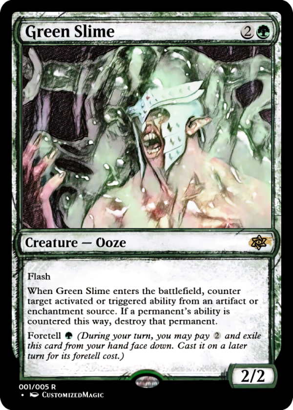 Green Slime | Green Slime | Magic the Gathering Proxy Cards