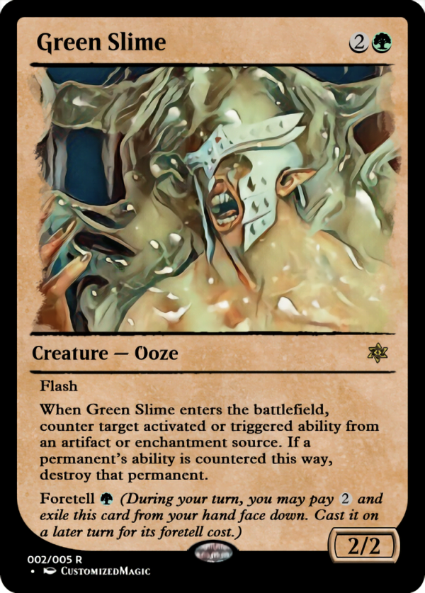 Green Slime | Green Slime.1 1 | Magic the Gathering Proxy Cards