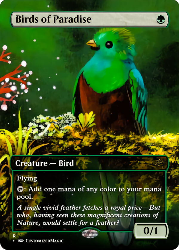 Birds of Paradise | Birds of Paradise 11 | Magic the Gathering Proxy Cards