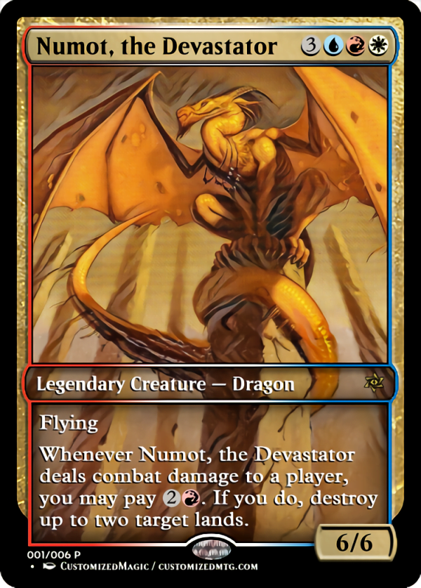Numot, the Devastator | Numot the Devastator | Magic the Gathering Proxy Cards