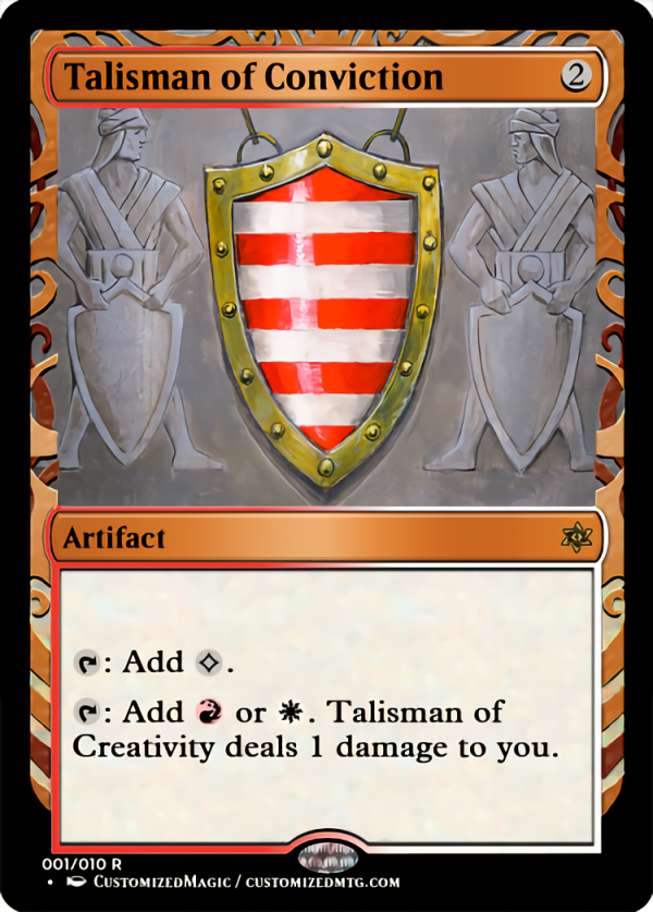 Masterpiece Talismans | Talisman of Conviction | Magic the Gathering Proxy Cards