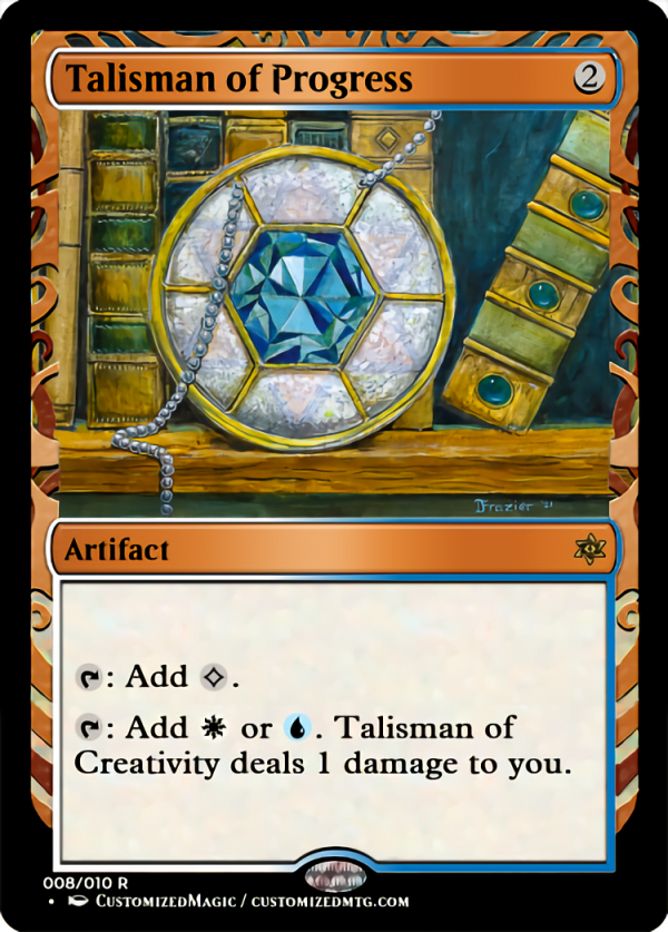 Masterpiece Talismans | Talisman of Progress | Magic the Gathering Proxy Cards