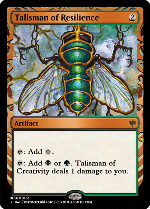Masterpiece Talismans | Talisman of Resilience | Magic the Gathering Proxy Cards