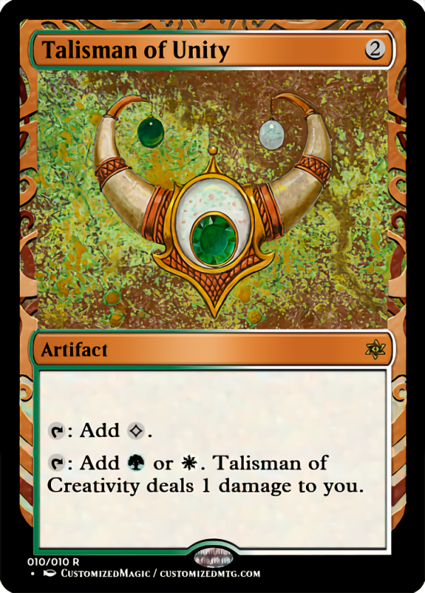 Masterpiece Talismans | Talisman of Unity | Magic the Gathering Proxy Cards