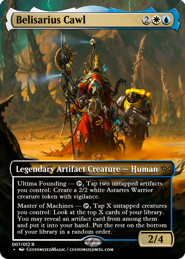 Universes Beyond: Warhammer 40000 Commander Part 2 | Belisarius Cawl | Magic the Gathering Proxy Cards