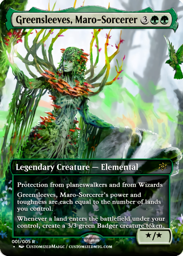 Greensleeves, Maro-Sorcerer | Greensleeves Maro Sorcerer | Magic the Gathering Proxy Cards