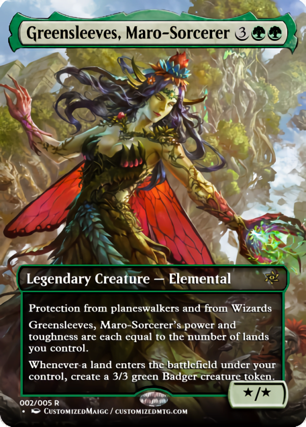 Greensleeves, Maro-Sorcerer | Greensleeves Maro Sorcerer.1 | Magic the Gathering Proxy Cards
