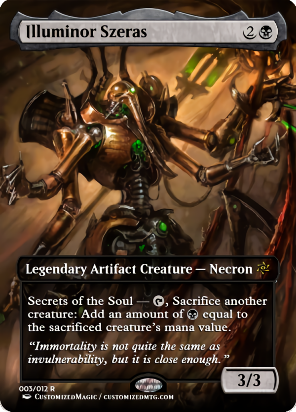 Universes Beyond: Warhammer 40000 Commander Part 2 | Illuminor Szeras.1 | Magic the Gathering Proxy Cards