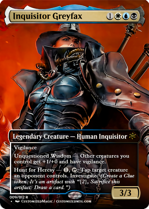 Universes Beyond: Warhammer 40,000 Commander | Inquisitor | Magic the Gathering Proxy Cards