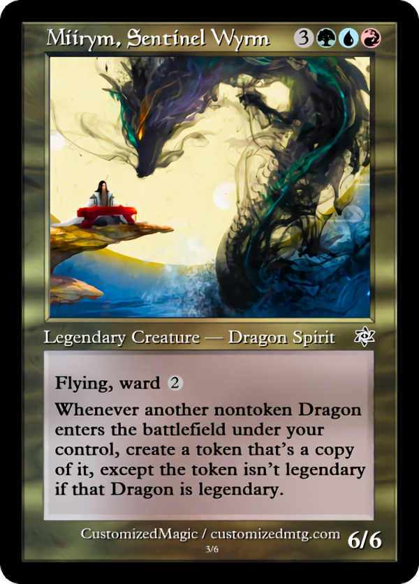 Miirym, Sentinel Wyrm | Miirym Sentinel Wyrm.2 | Magic the Gathering Proxy Cards
