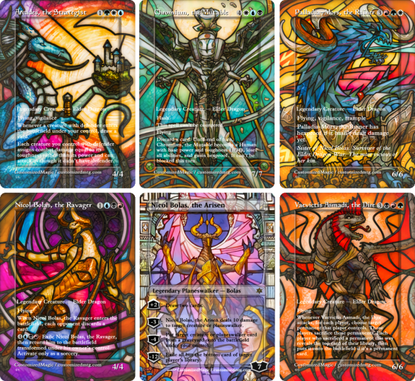 Stained Glass Elder Dragons