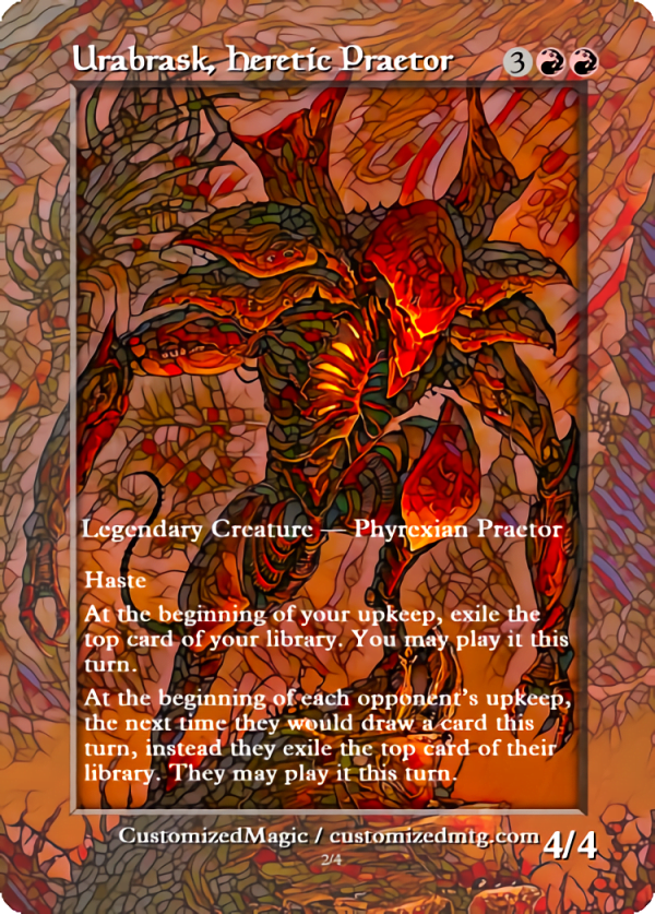 Urabrask, Heretic Praetor | Urabrask Heretic Praetor.1 | Magic the Gathering Proxy Cards