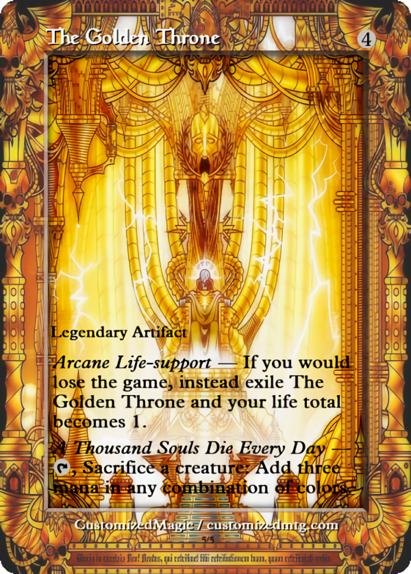 The Golden Throne | The Golden Throne.4 | Magic the Gathering Proxy Cards