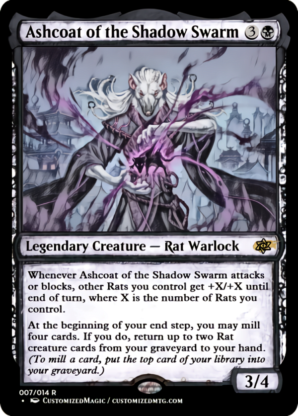 Jumpstart 2022 Commanders | Ashcoat of the Shadow Swarm 1 | Magic the Gathering Proxy Cards