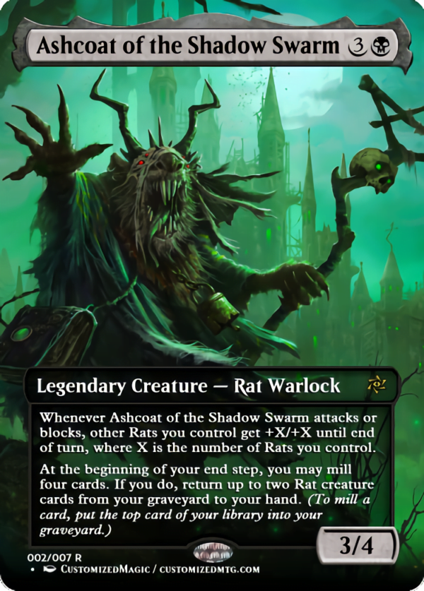 Ashcoat of the Shadow Swarm | Ashcoat of the Shadow Swarm.1 | Magic the Gathering Proxy Cards
