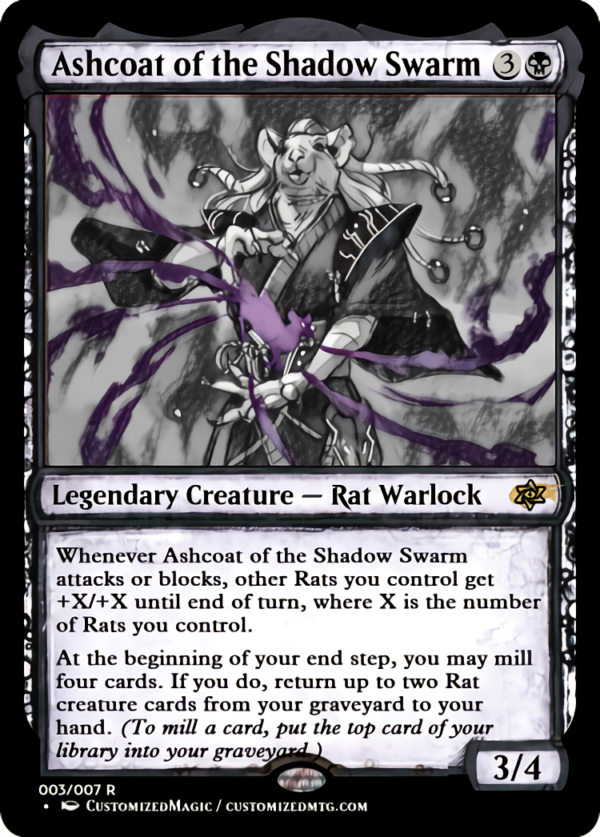 Ashcoat of the Shadow Swarm | Ashcoat of the Shadow Swarm.2 | Magic the Gathering Proxy Cards