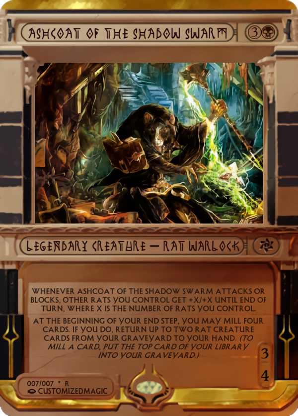 Ashcoat of the Shadow Swarm | Ashcoat of the Shadow Swarm.6 | Magic the Gathering Proxy Cards