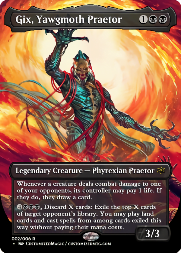 Gix, Yawgmoth Praetor | Gix Yawgmoth Praetor.1 | Magic the Gathering Proxy Cards