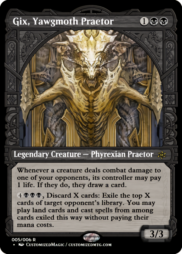 Gix, Yawgmoth Praetor | Gix Yawgmoth Praetor.4 | Magic the Gathering Proxy Cards