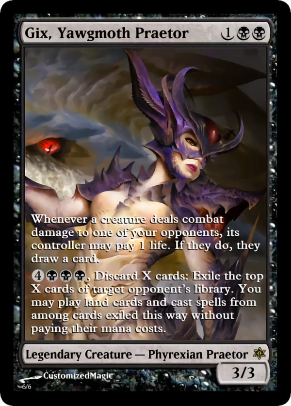 Gix, Yawgmoth Praetor | Gix Yawgmoth Praetor.5 | Magic the Gathering Proxy Cards