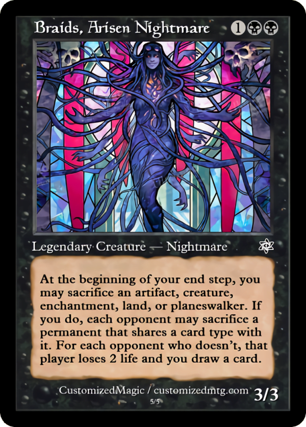 Braids, Arisen Nightmare | Braids Arisen Nightmare.4 | Magic the Gathering Proxy Cards