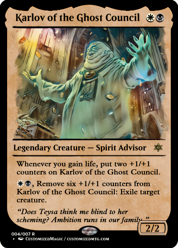 Karlov of the Ghost Council | Karlov of the Ghost Council.3 | Magic the Gathering Proxy Cards
