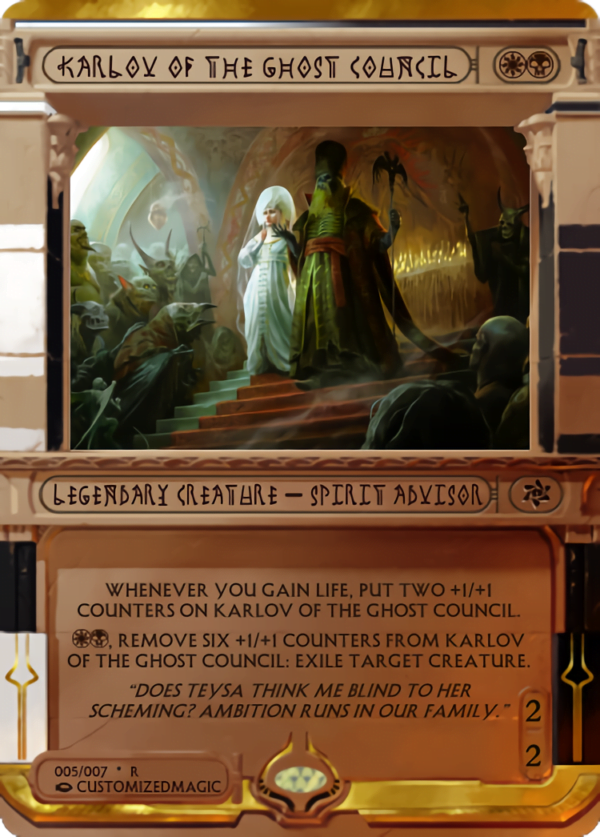 Karlov of the Ghost Council | Karlov of the Ghost Council.4 | Magic the Gathering Proxy Cards