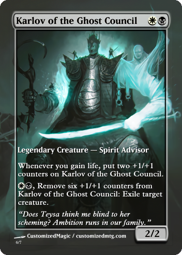 Karlov of the Ghost Council | Karlov of the Ghost Council.5 | Magic the Gathering Proxy Cards