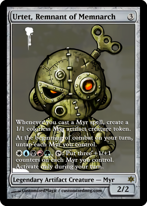 Urtet, Remnant of Memnarch | Urtet Remnant of Memnarch.3 | Magic the Gathering Proxy Cards