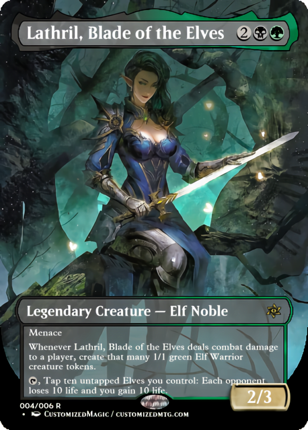 Lathril, Blade of the Elves | Lathril Blade of the Elves.3 | Magic the Gathering Proxy Cards