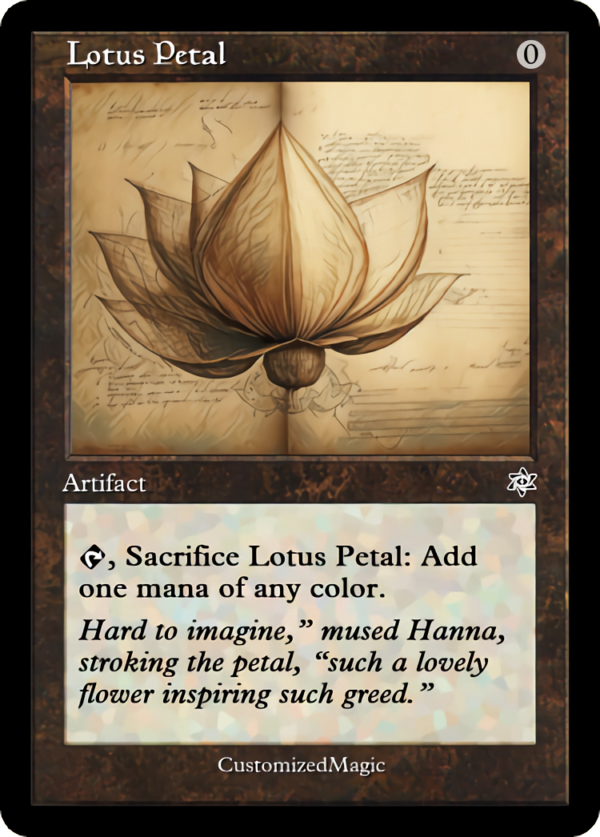 Lotus Petal | Lotus Petal 12 | Magic the Gathering Proxy Cards