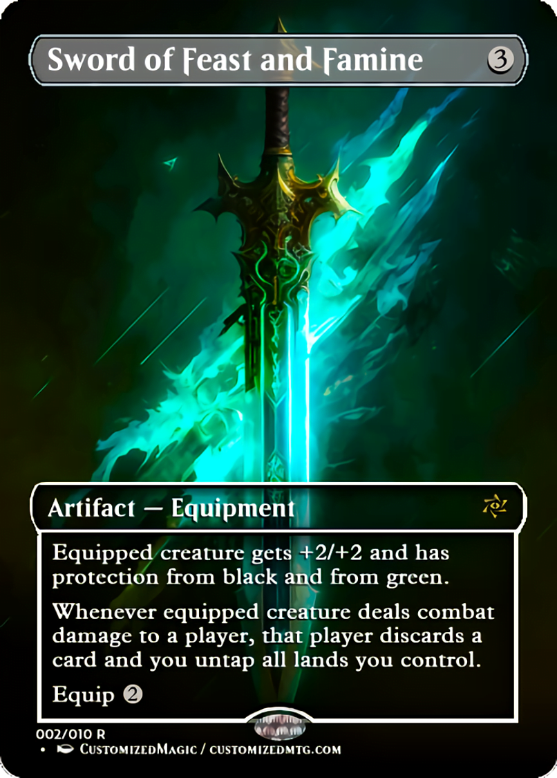 sword of feast and famine alter