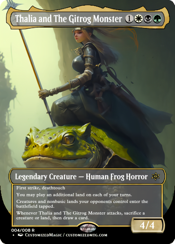 Thalia and The Gitrog Monster | Thalia and The Gitrog Monster.3 | Magic the Gathering Proxy Cards
