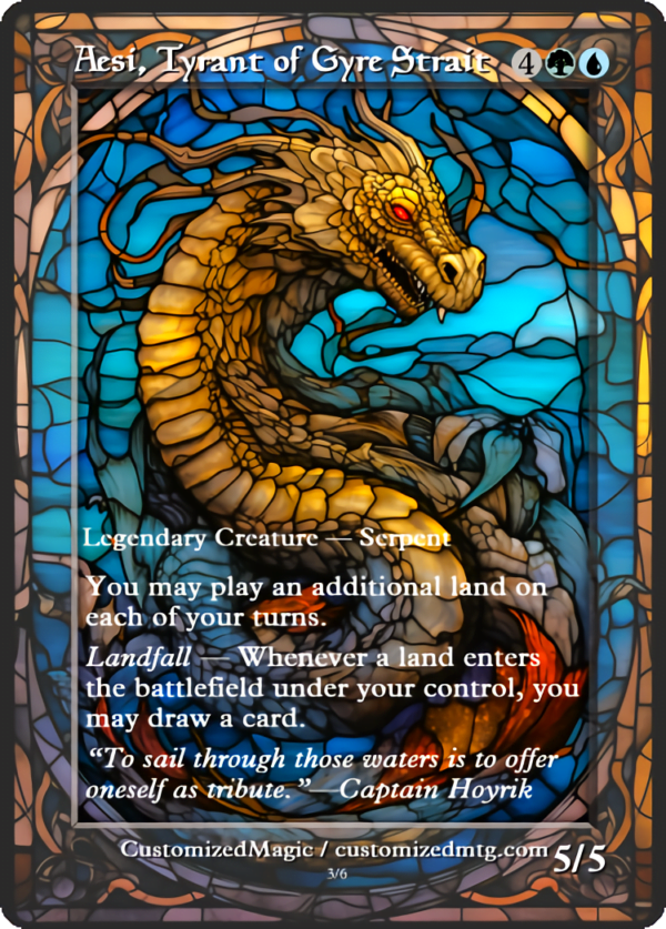 Aesi, Tyrant of Gyre Strait | Aesi Tyrant of Gyre Strait.2 | Magic the Gathering Proxy Cards