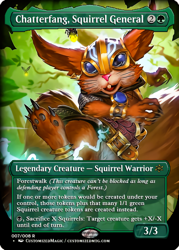 Chatterfang, Squirrel General | Chatterfang Squirrel General.6 | Magic the Gathering Proxy Cards