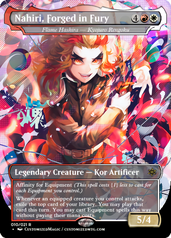 March of the Machine: The Aftermath Commanders - Demon Slayer Edition | Nahiri Forged in Fury | Magic the Gathering Proxy Cards