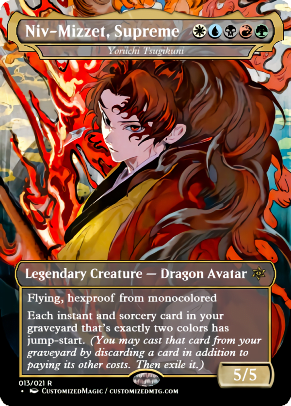 March of the Machine: The Aftermath Commanders - Demon Slayer Edition | Niv Mizzet Supreme | Magic the Gathering Proxy Cards