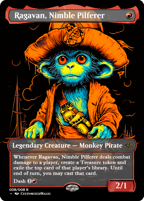 Ragavan, Nimble Pilferer | Ragavan Nimble Pilferer .21 | Magic the Gathering Proxy Cards