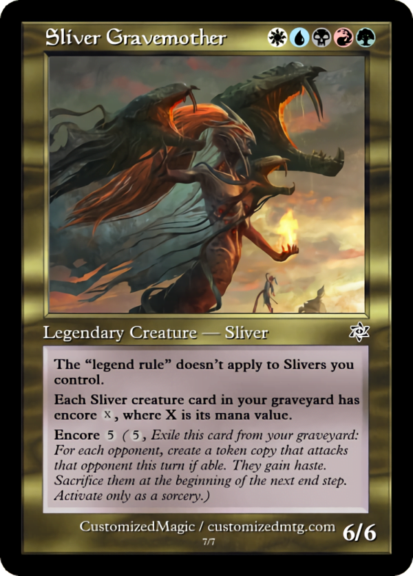 Sliver Gravemother | Sliver Gravemother.7 | Magic the Gathering Proxy Cards