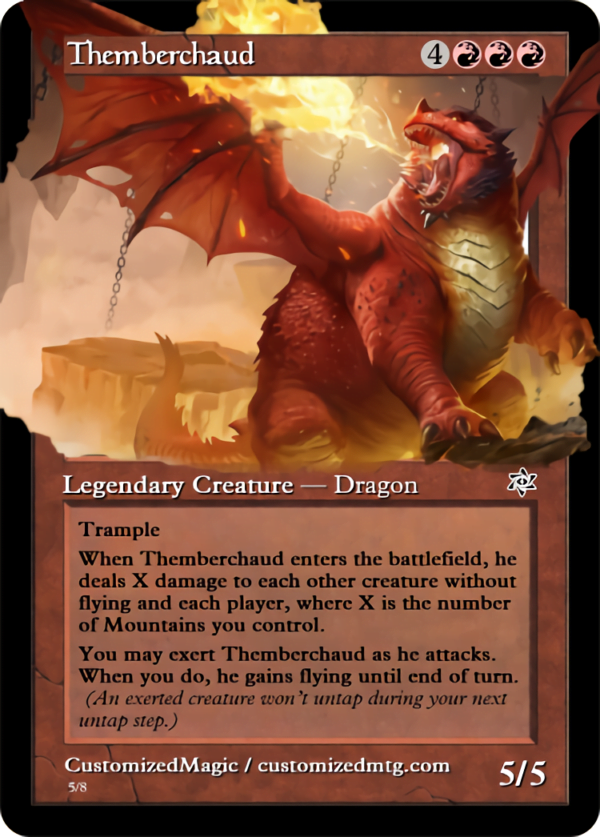 Dungeons & Dragons : Honor Among Thieves | Themberchaud | Magic the Gathering Proxy Cards