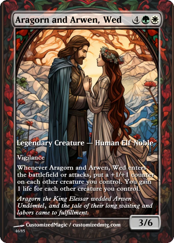 Aragorn, King of Gondor Art Card [The Lord of the Rings: Tales of  Middle-earth Art Series]