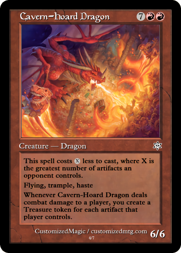 Cavern-Hoard Dragon | Cavern Hoard Dragon.3 | Magic the Gathering Proxy Cards