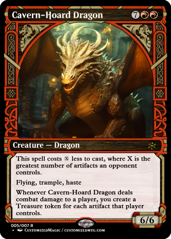 Cavern-Hoard Dragon | Cavern Hoard Dragon.4 | Magic the Gathering Proxy Cards