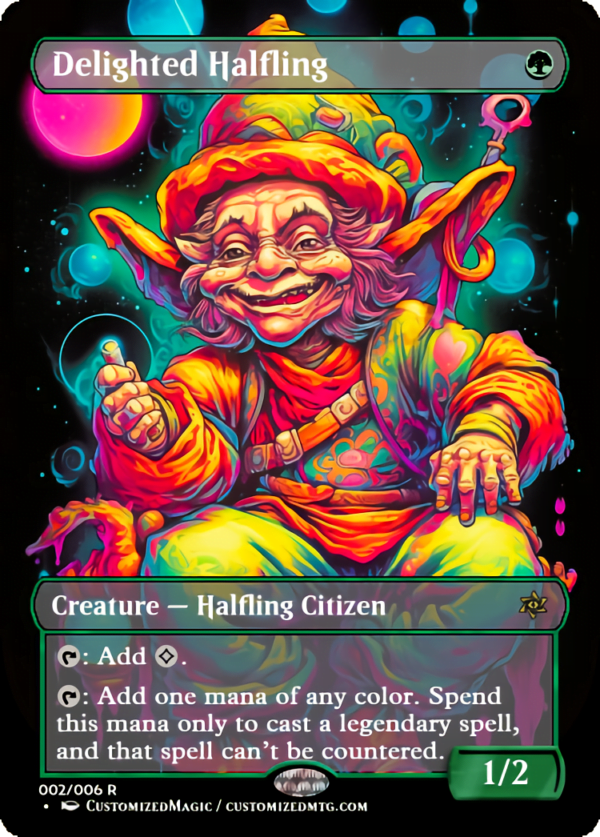 Delighted Halfling | Delighted Halfling.1 | Magic the Gathering Proxy Cards