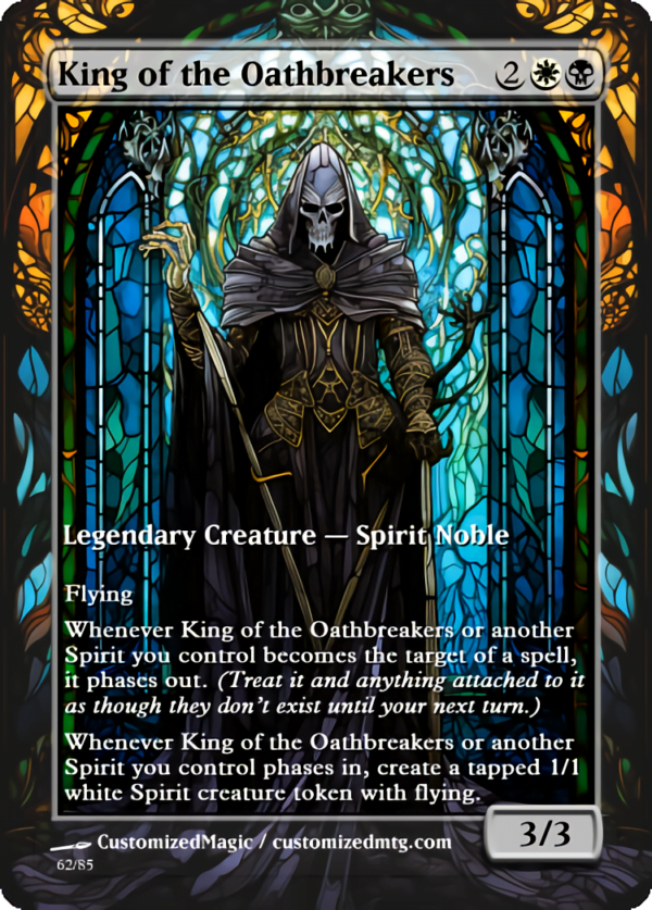 The Lord of the Rings- Tales of Middle-earth Legendary - Stained Glass Edition - Part 3 of 4 | King of the Oathbreakers | Magic the Gathering Proxy Cards