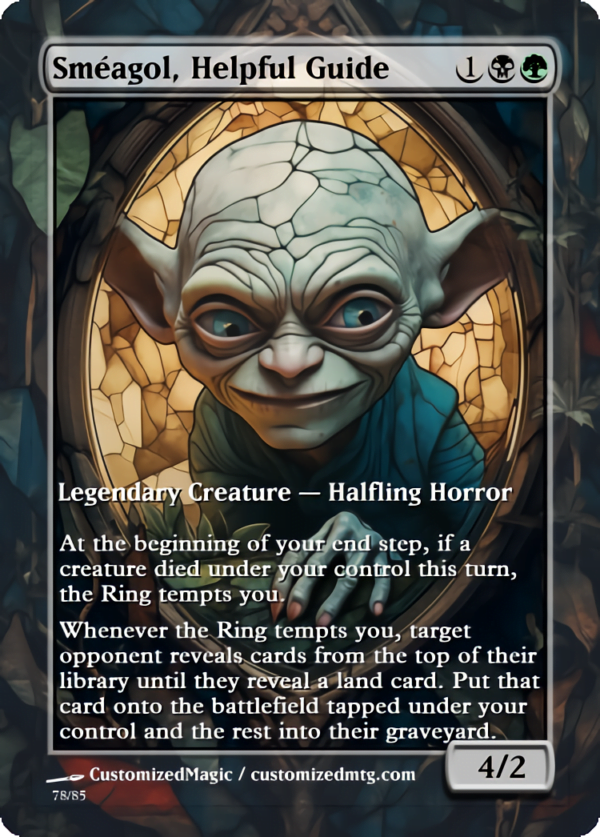 The Lord of the Rings- Tales of Middle-earth Legendary - Stained Glass Edition - Part 4 of 4 | Smeagol Helpful Guide | Magic the Gathering Proxy Cards