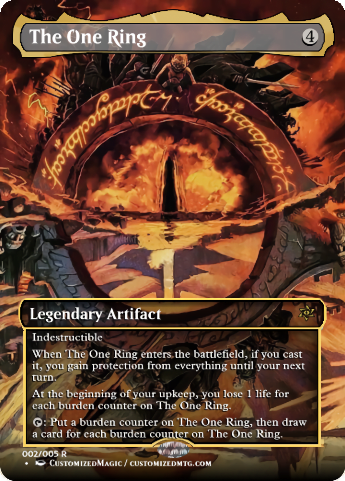 The One Ring Customizedmtg Magic The Gathering Proxy Cards