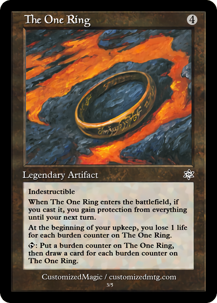 The One Ring – CustomizedMTG – Magic the Gathering Proxy Cards