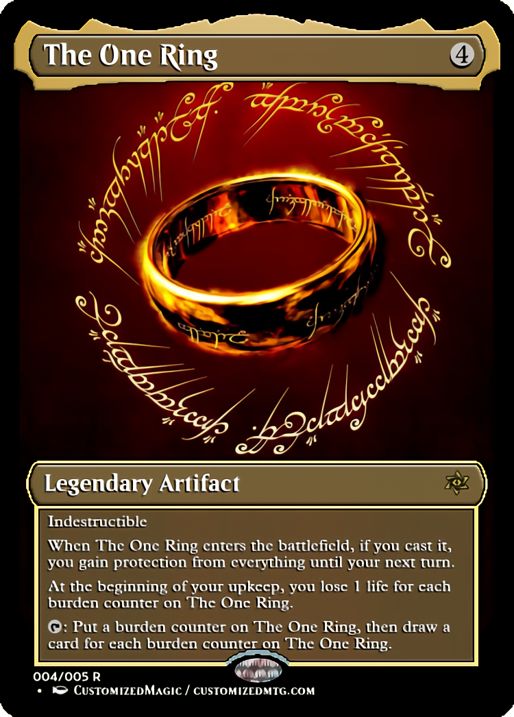MTG's The One Ring card has been found and graded one week after launch -  Polygon