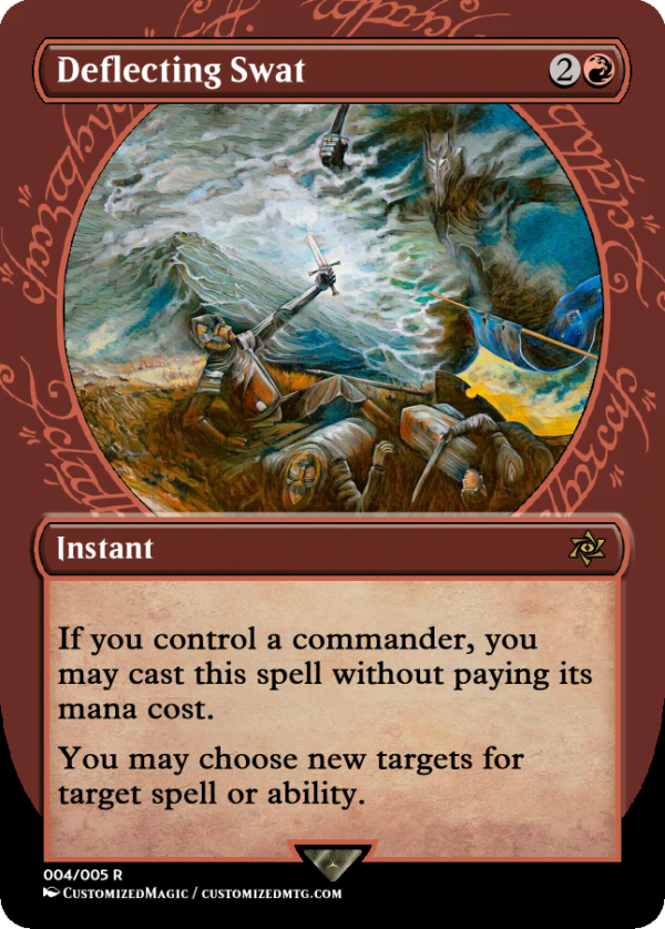 Commander 2020 Free Instant - Lord Of The Rings Edition | Deflecting Swat | Magic the Gathering Proxy Cards
